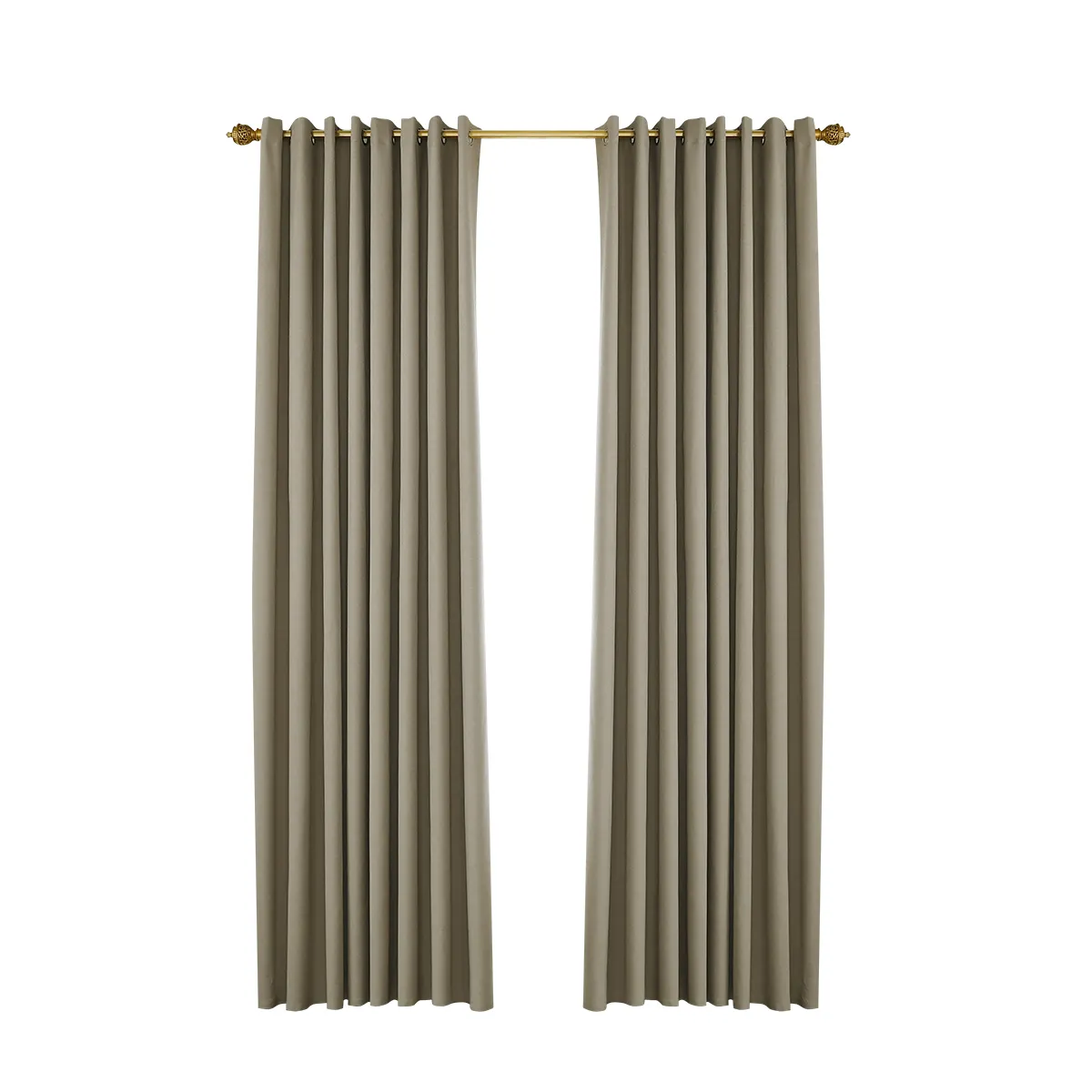 100% Blackout Curtain Drapes Heat Light Panel Blocking Black Line Bedroom Thermal Insulated Curtain