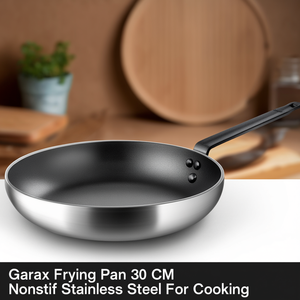 Padella Garinox 30 cm antiaderente in acciaio inox per cucinare - Product Image 3