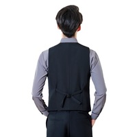 Ensemble de vêtements de travail pour personnel de KTV, veste et pantalon en spandex/polyester avec logo personnalisé, impression sérigraphique, uniforme d'hôtel unisexe