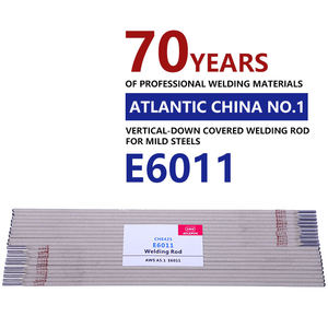 Électrodes de soudage 6011 de qualité supérieure, fabriquées en Chine par ATLANTIC, une usine réputée. - Product Image 2