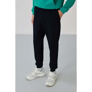 Ensemble de survêtement pour homme Air Jones, col montant, mélange de coton, vert marine et bleu marine, vêtements de sport et de loisirs pour l'entraînement - Product Image 3
