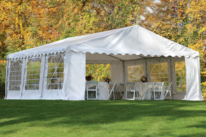 <span class=keywords><strong>Pagode</strong></span> pour événements de mariage, festivals, traiteur, structure en aluminium blanc, tente de mariage extérieure blanche - Product Image 5