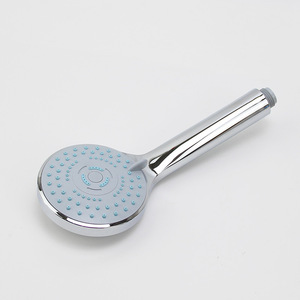 Three Speed Booster Handheld <b>Shower</b> Head Round Adjustable Spray Rain Plating Technology Portable Bathroom Accessory - Product Image 1