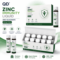 Complément Alimentaire Liquide de Gluconate de Zinc Sans Sucre, Végétalien, Sans OGM, 50 mg, Certifié Halal, pour le Soutien Immunitaire, Vente Directe Usine, OEM