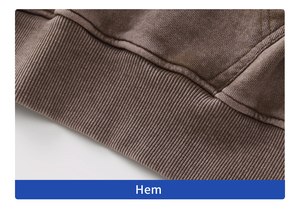 Ensemble de sweat-shirts rétro six couleurs 350 g/m² - French Terry délavé à l'acide 80 % coton 20 % polyester Sublimation personnalisée S-5XL Taille compressée Plus - Product Image 5