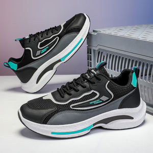 K8029 Nouvelles chaussures pour hommes Chaussures de sport décontractées en maille respirante Chaussures de course confortables à semelle souple pour hommes - Product Image 6