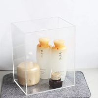 Boîte de rangement en acrylique néon moderne personnalisée, résistante à l'eau, multi-usages, pour cosmétiques, bijoux, objets de collection, maison