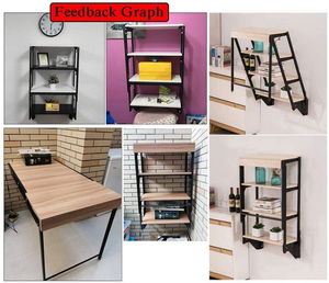 <span class=keywords><strong>Mesa</strong></span> Plegable Convertible de Pared para <span class=keywords><strong>Comedor</strong></span> de Venta al por Mayor de Fábrica, Ahorradora de <span class=keywords><strong>Espacio</strong></span> y Oculta - Product Image 6