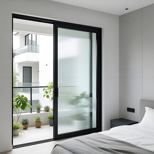 Portes coulissantes en aluminium et verre pour résidentiel, portes à <span class=keywords><strong>double</strong></span> <span class=keywords><strong>vitrage</strong></span>, portes coulissantes de patio pour balcon et cuisine - Product Image 4