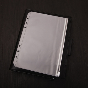 <span class=keywords><strong>Classeur</strong></span> de documents A6 en PVC transparent, pièces, avec fermeture éclair, sac en <span class=keywords><strong>plastique</strong></span> pour dossiers des cartes, <span class=keywords><strong>pochette</strong></span> à fermeture éclair, enveloppe pour bineurs - Product Image 2