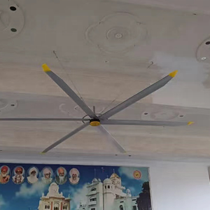 6.1m (20FT) BLDCブラシレスモーター工業用HVLSシーリングファン低ノイズアルミ製シーリングファン商用換気用 - Product Image 2