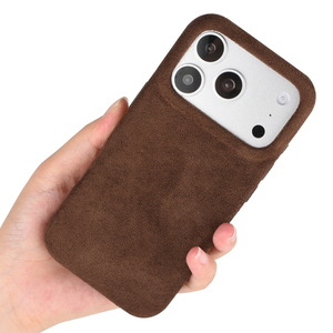 เคสโทรศัพท์หนังกลับนุ่มฟู กันลื่น ป้องกันรอยขีดข่วน สำหรับ iPhone 17/16/15/14 Pro Max มีหลายสี - Product Image 5