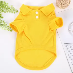 Pakaian Hewan Peliharaan Baru 2024, Baju Musim Panas Katun Sejuk untuk Luar Ruangan, Kaos Polo Anjing - Product Image 4