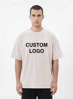 T-shirt en coton de haute qualité, délavé à l'acide, multicolore, personnalisable avec logo, style vintage, vente en gros, fabricant de t-shirts unis
