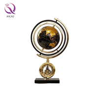 Horloge décorative globe terrestre minimaliste moderne pour un bureau haut de gamme, une décoration de bibliothèque, un cadeau pour l'ouverture d'une entreprise