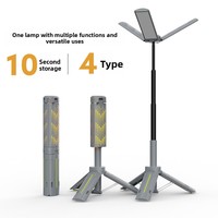 Portable Rechargeable LED Multifonction Magnétique Camping Lampe Télescopique Lumières IP65 Urgence PC Matériel Route Utilisation