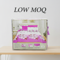 Juego de Sábanas King Size con Bolsillo Profundo, Diseño Floral Naranja, Sábanas Ajustables de Microfibra Suave y Fundas de Almohada, Sábanas Antiarrugas