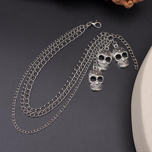 <b>Skull</b> Shoe Chain Metal Decorations For Martin Boots Women Fashion Accessory Three <b>Skull</b> Design Fall 2024 - Product Image 3