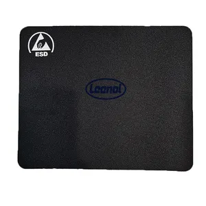 Leenol antistatic esd black mouse pad conductive mouse pad in cleanroom