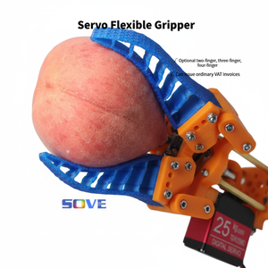 <span class=keywords><strong>Pince</strong></span> robotique flexible en silicone bionique, griffe de main souple et adaptative, <span class=keywords><strong>pince</strong></span> pneumatique haute capacité - Product Image 5