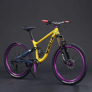 <span class=keywords><strong>Bicicleta</strong></span> de Montaña de 26 Pulgadas, Azul, de Acero al Carbono, 8/9 Velocidades, con Frenos de Disco Hidráulicos, para Adultos - Product Image 3