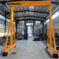 Grue mobile électrique personnalisée à commande à distance, certifiée CE, capacité de 0,5 à 5 tonnes, portée réglable de 2 à 12 m, usage intensif
