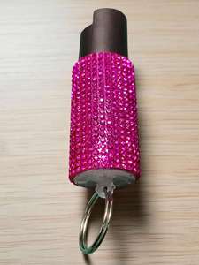 Factory Wholesale Multicolored Self Defense <b>Spray</b> Fashionable Keychain <b>Set</b> for Women Portable Solid <b>Spray</b> Safety Tool - Product Image 5