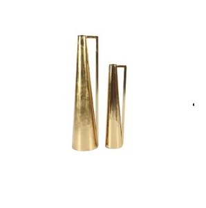 Antique Luxury Flower <b>Vase</b> Metal Wedding Brass Plated Finishing Home Decor Metal Flower <b>Vase</b> - Product Image 6