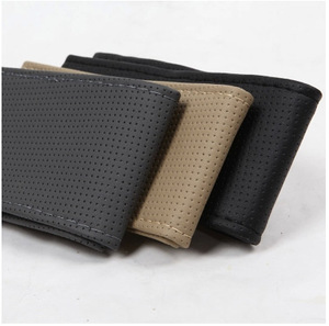 Promotion qualité cuir <span class=keywords><strong>volant</strong></span> couverture 38cm voiture Sport universel PVC sac <span class=keywords><strong>cousu</strong></span> à la main <span class=keywords><strong>cousu</strong></span> toute couleur prix pas cher - Product Image 6