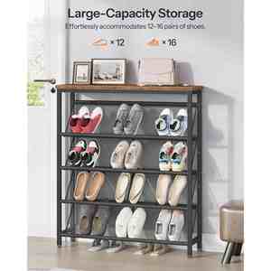 Zapatero <span class=keywords><strong>Estrecho</strong></span> al por Mayor, <span class=keywords><strong>Estante</strong></span> Delgado para Almacenamiento de Zapatos, Organizador de Zapatos para Entrada o Pasillo - Product Image 5