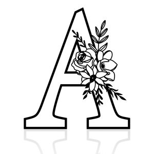 A-Z 26 अक्षरों बड़ी धातु की दीवार सजावट काले 3 डी दृश्य लोगो फार्महाउस लिविंग रूम ईस्टर पार्टी-सजावटी वस्तुएं - Product Image 1