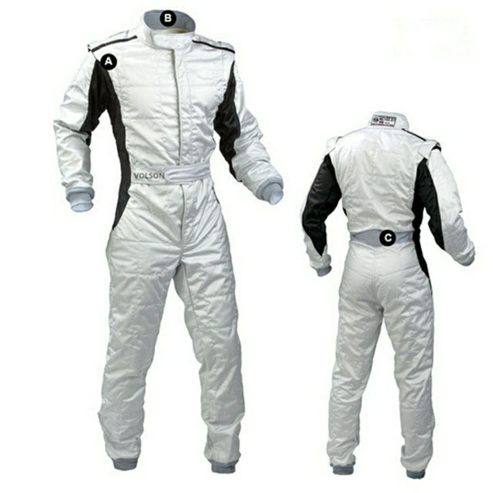 White racing suit