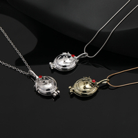 Collier pendentif en alliage et strass Elena Gilbert de la série The Vampire Diaries, très populaire, pour femmes et jeunes filles