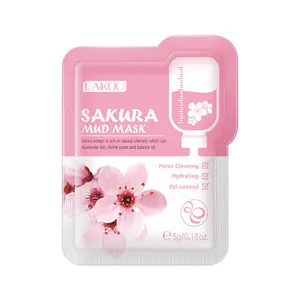 Öl kontrolle Sakura Extract Series Kunden spezifische Maske Tiefen reinigung Hautpflege produkte für Frauen