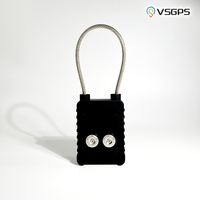 VSGPS 4G Traceur GPS intelligent à scellé électronique ESeal, Cadenas GPS de sécurité pour armoires et conteneurs, avec suivi et chargement solaire