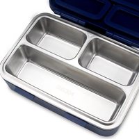 Boîte à lunch pour enfants avec compartiments, étanche, de qualité alimentaire, motif de dessin animé, design portable et compatible micro-ondes pour l'emballage des aliments