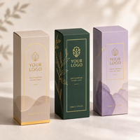 Boîtes en papier gaufré blanc de luxe, logo personnalisé, emballage de parfum avec estampage à chaud doré, boîte cosmétique pour parfum, OEM