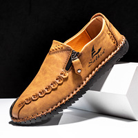Chaussures décontractées pour hommes en PU, best-seller, respirantes, douces et confortables, avec fermeture éclair latérale, disponibles en grandes tailles pour l'été