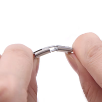 Breloques en acier inoxydable et cristal, pour la fabrication de bracelets à maillons élastiques, 20 pièces