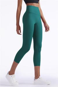 Proveedor profesional de venta al por mayor alta Yoga transpirable No-sensación de gimnasio Capri - Product Image 5