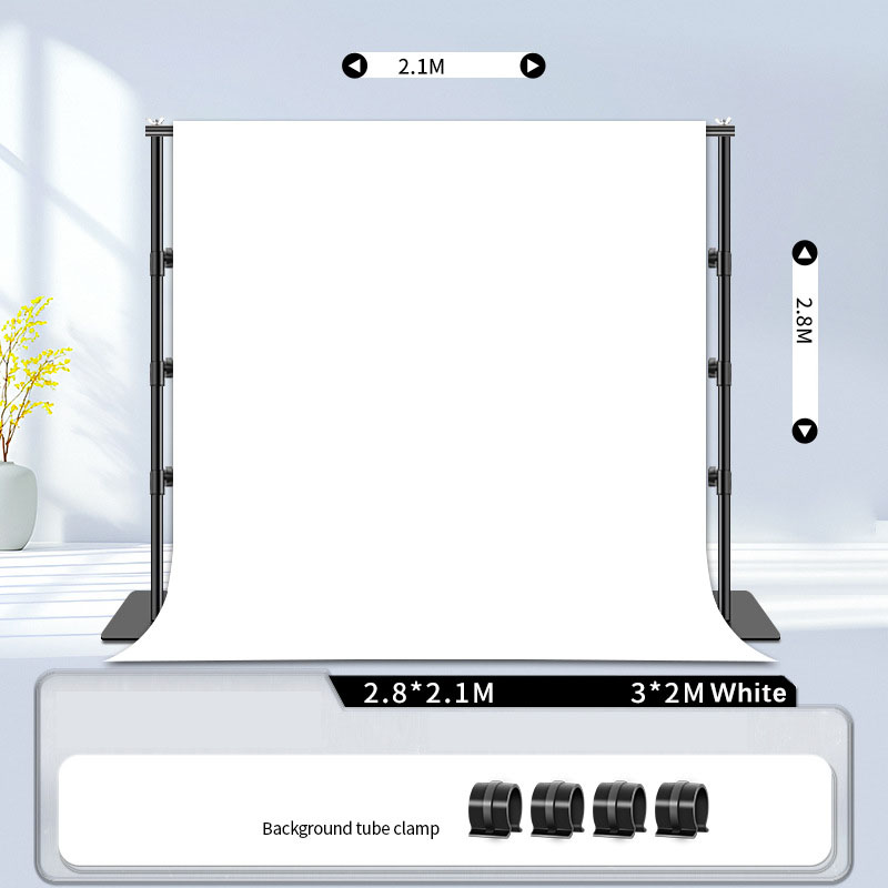 Fond blanc 2,8x2,1M + 3*2M