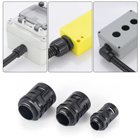 Connecteur de tube ondulé HOOYU AD10 - AD54.5, colliers de serrage pour tuyaux flexibles, raccords de conduit M16 M20, presse-étoupe PG13.5, presse-étoupe pour câbles