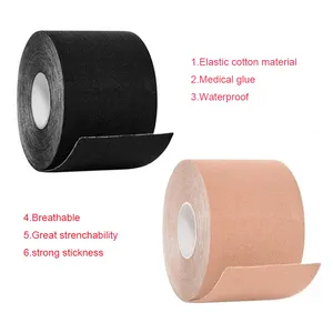 Breast Tape Hot Sale Disposable Breathable Cotton Breast Stickers For Women Anti-Light Invisible Boob Tape Direct From Factory