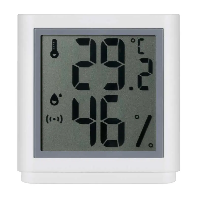 Sigmawit BLE Thermo Hygrometer 50เมตร,ช่วงอุณหภูมิเซ็นเซอร์ความชื้นนาฬิกาดิจิตอลพร้อมอุณหภูมิและความชื้น