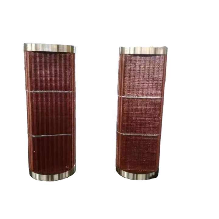 Copper / Copper Nickel Tube Copper Fin Marine Aftercooler 6BTA  