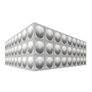 Réservoir d'eau carré en acier inoxydable de qualité alimentaire <span class=keywords><strong>10000</strong></span>-50000 <span class=keywords><strong>litres</strong></span>, type panneau, pour stockage d'eau potable, usage en bâtiment - Product Image 1