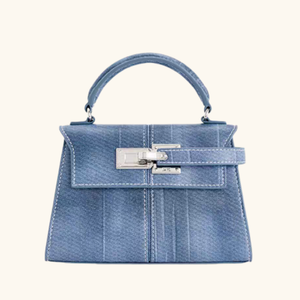 Borsa da Donna Premium in PU Stile Celebrità, Forma Trapezoidale, Tracolla Singola, Chiusura con Cerniera e Decorazione a Lucchetto, per Ordini all'Ingrosso, Collezione Estiva - Product Image 5
