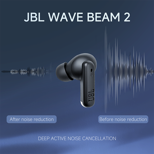 <span class=keywords><strong>JBL</strong></span> WAVE BEAM2 Auricolari <span class=keywords><strong>Bluetooth</strong></span> Wireless con Riduzione Attiva del Rumore, per Musica e Sport, Chiamate, <span class=keywords><strong>Bluetooth</strong></span> 5.3, Impermeabili - Product Image 2