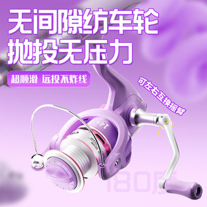 รอกตกปลา JQWASKDJW96 ตัวเรือนพลาสติก 14+1 ลูกปืน สำหรับตกปลาด้วยเหยื่อปลอม ใช้กับคันเบ็ดทะเล - Product Image 3