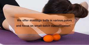 Silicone 6.3cm Unisex Yoga terapia di massaggio palla con Logo personalizzato Design - Product Image 2